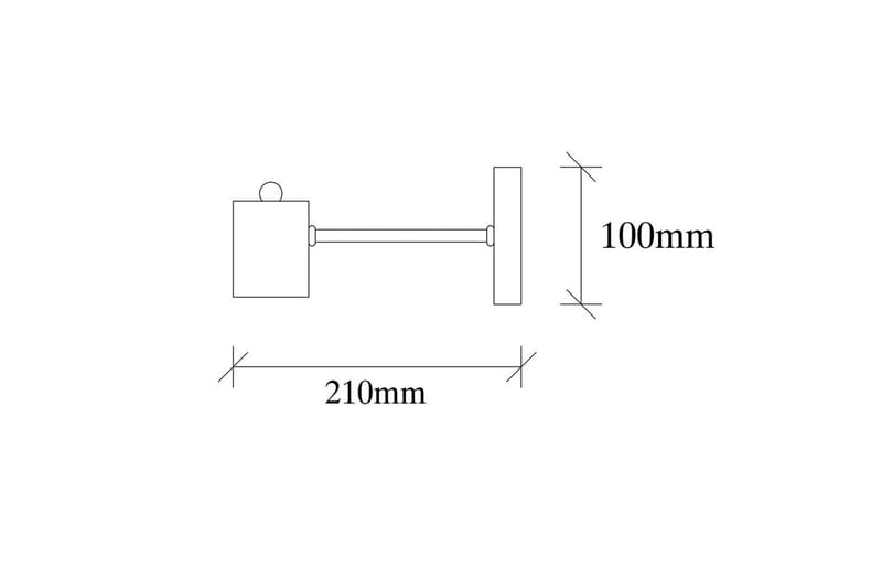 Vägglampa Hexaia Svart - Svart - Belysning - Inomhusbelysning & lampor - Sänglampa - Sänglampa vägg