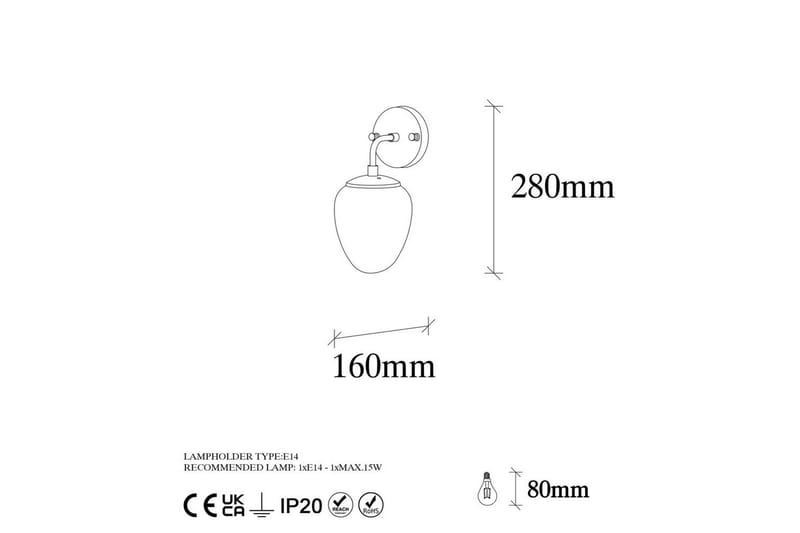 Vägglampa Hiora Vintage - Koppar - Belysning - Inomhusbelysning & lampor - Sänglampa - Sänglampa vägg