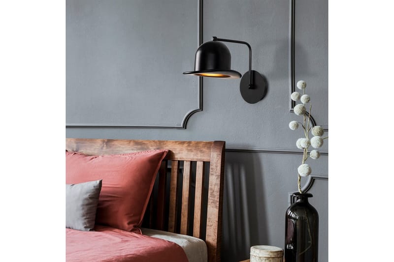 Vägglampa Jolna Sugana Black - Svart - Belysning - Inomhusbelysning & lampor - Sänglampa - Sänglampa vägg