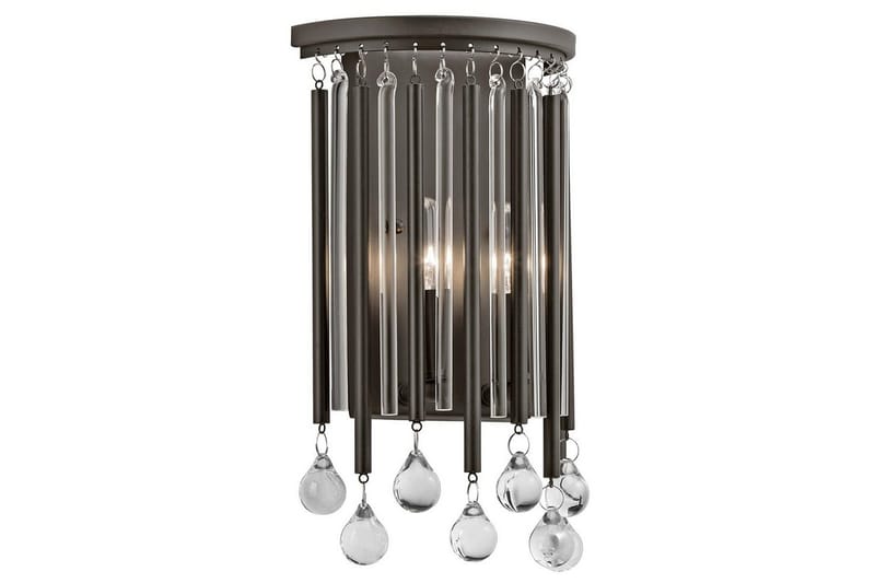 Vägglampa Kichler Piper Espresso/Krom, Espresso/Krom