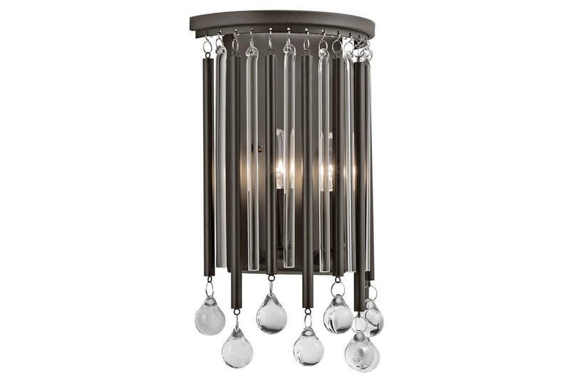 Vägglampa Kichler Piper Espresso/Krom - Espresso/Krom - Belysning - Inomhusbelysning & lampor - Sänglampa - Sänglampa vägg