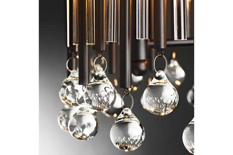 Vägglampa Kichler Piper Espresso/Krom - Espresso/Krom - Belysning - Inomhusbelysning & lampor - Sänglampa - Sänglampa vägg