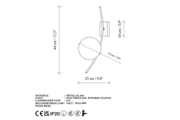 Vägglampa Kimbell Rany - Rany - Belysning - Inomhusbelysning & lampor - Sänglampa - Sänglampa vägg