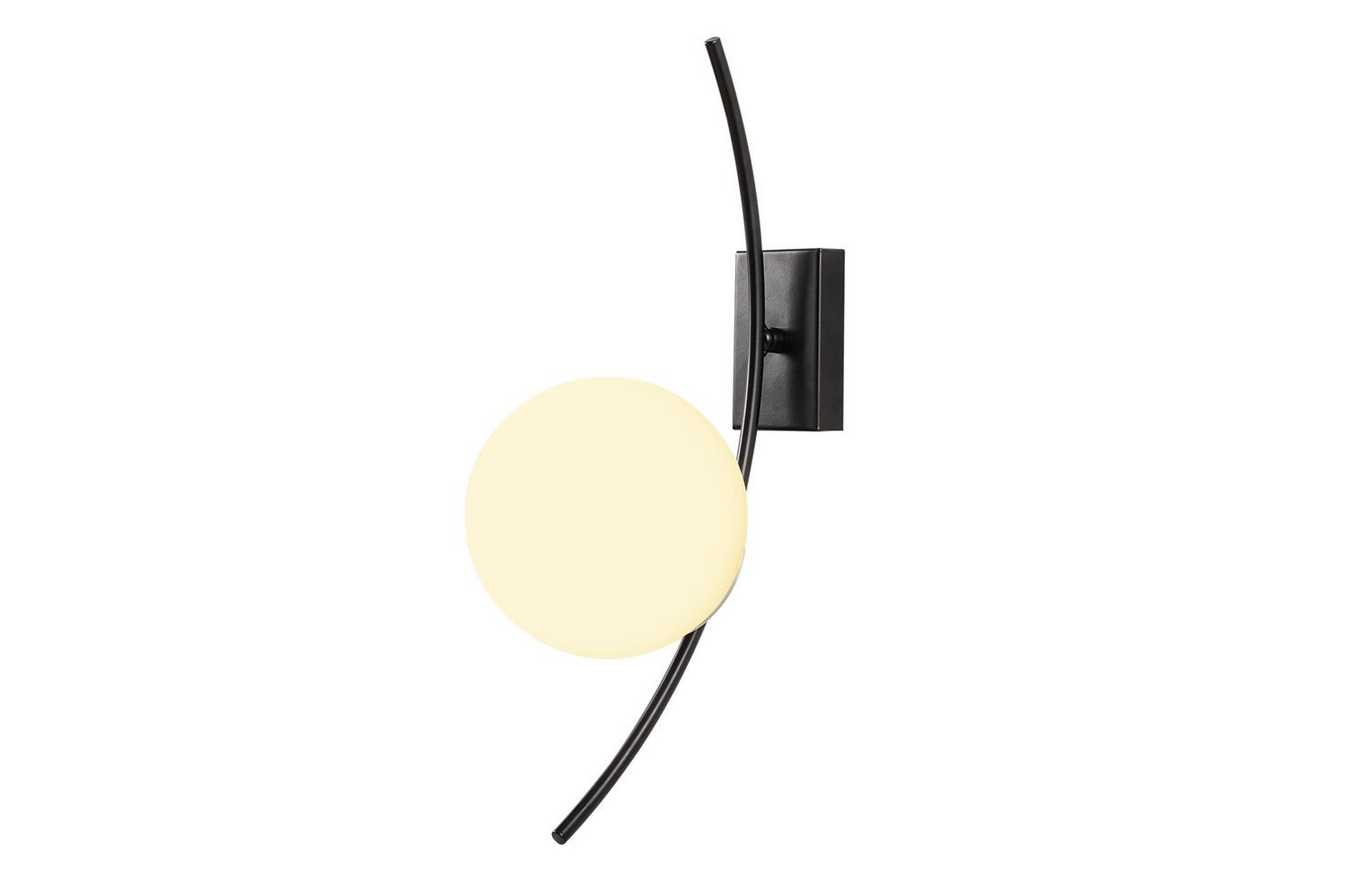 Vägglampa Kimbell Svart / Vit - Svart / Vit