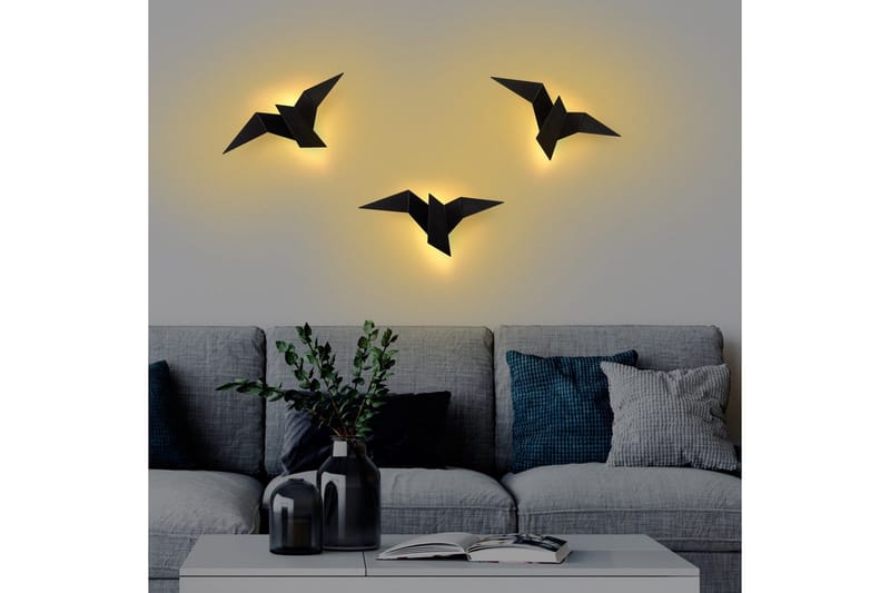 Vägglampa Kivo Svart - Svart - Belysning - Inomhusbelysning & lampor - Sänglampa - Sänglampa vägg