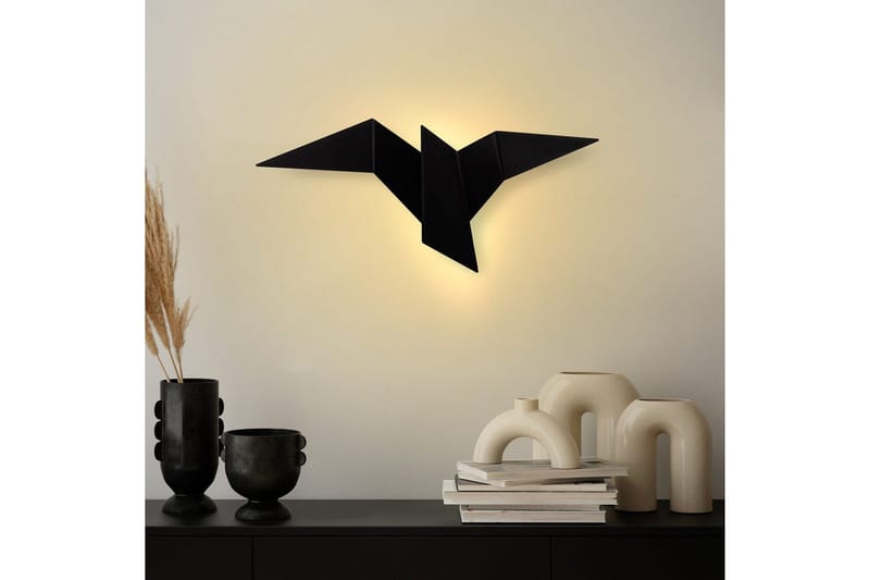 Vägglampa Kivo Svart - Svart - Belysning - Inomhusbelysning & lampor - Sänglampa - Sänglampa vägg