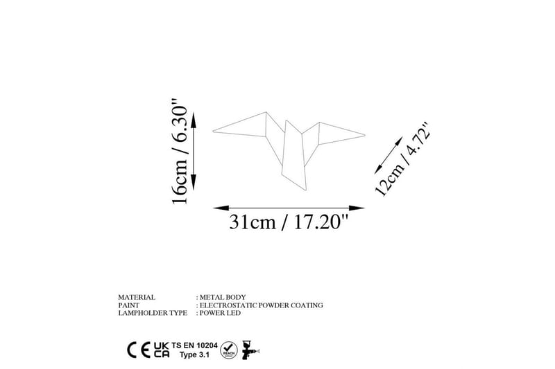 Vägglampa Kivo Vit - Vit - Belysning - Inomhusbelysning & lampor - Sänglampa - Sänglampa vägg