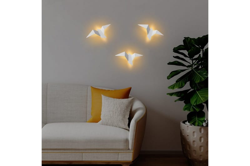 Vägglampa Kivo Vit - Vit - Belysning - Inomhusbelysning & lampor - Sänglampa - Sänglampa vägg