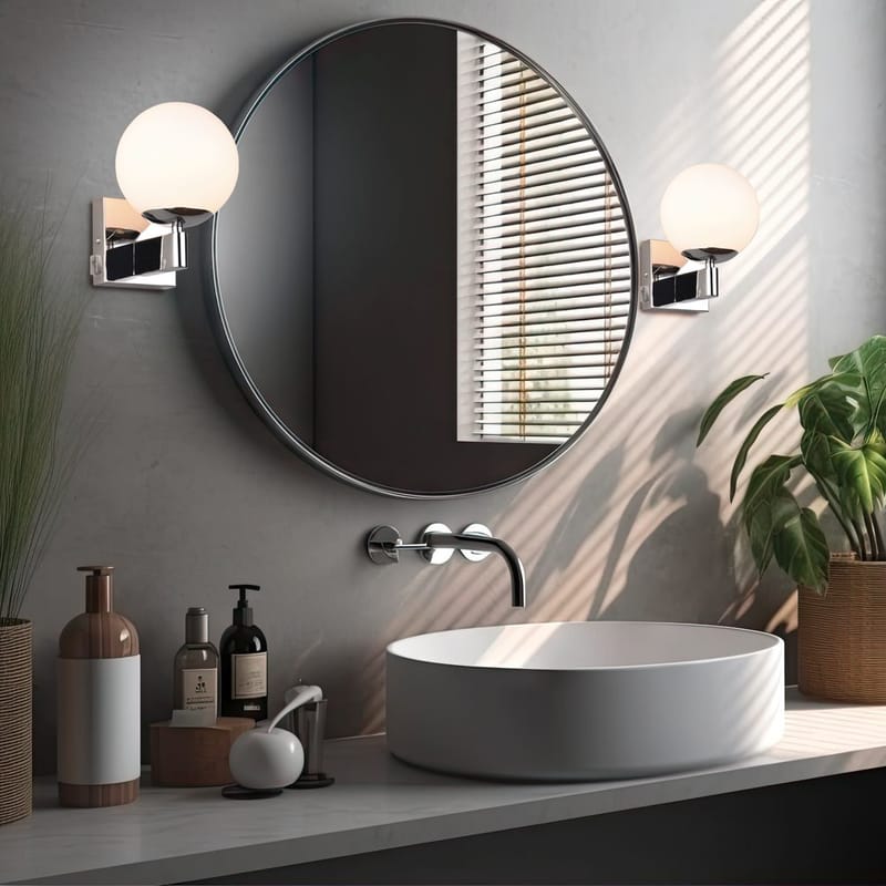 Vägglampa Kula - Krom - Belysning - Inomhusbelysning & lampor - Sänglampa - Sänglampa vägg