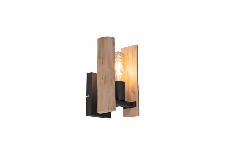 Vägglampa Log - 15x25x17 cm - Belysning - Inomhusbelysning & lampor - Sänglampa - Sänglampa vägg