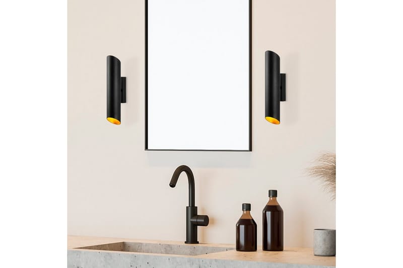 Vägglampa Loraford Svart / Rany - Guld/Svart - Belysning - Inomhusbelysning & lampor - Sänglampa - Sänglampa vägg