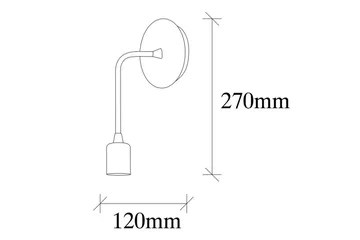 Vägglampa Lysar Vintage - Vintage - Belysning - Inomhusbelysning & lampor - Sänglampa - Sänglampa vägg