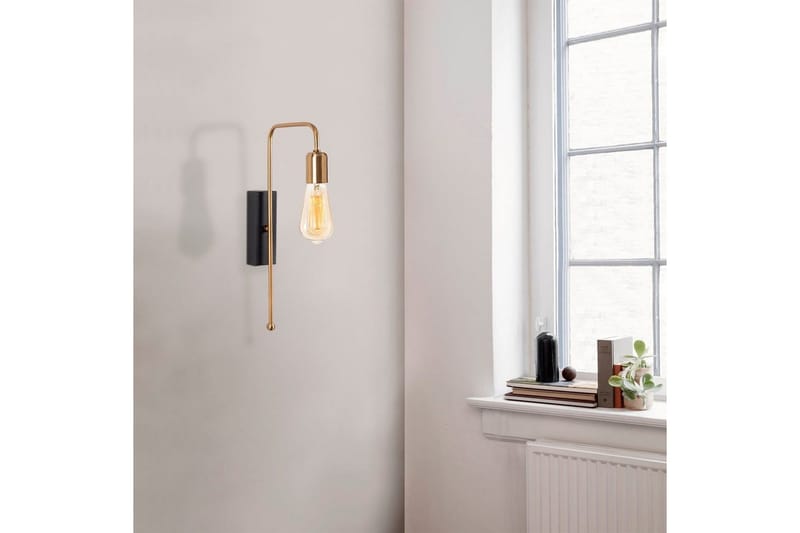 Vägglampa Mo Rany / Svart - Guld/Svart - Belysning - Inomhusbelysning & lampor - Sänglampa - Sänglampa vägg