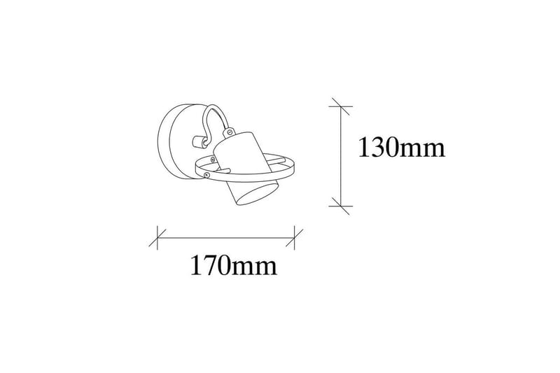 Vägglampa Munel Vintage - Koppar - Belysning - Inomhusbelysning & lampor - Sänglampa - Sänglampa vägg
