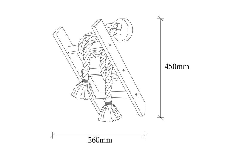 Vägglampa Niraa Trä - Natur - Belysning - Inomhusbelysning & lampor - Sänglampa - Sänglampa vägg