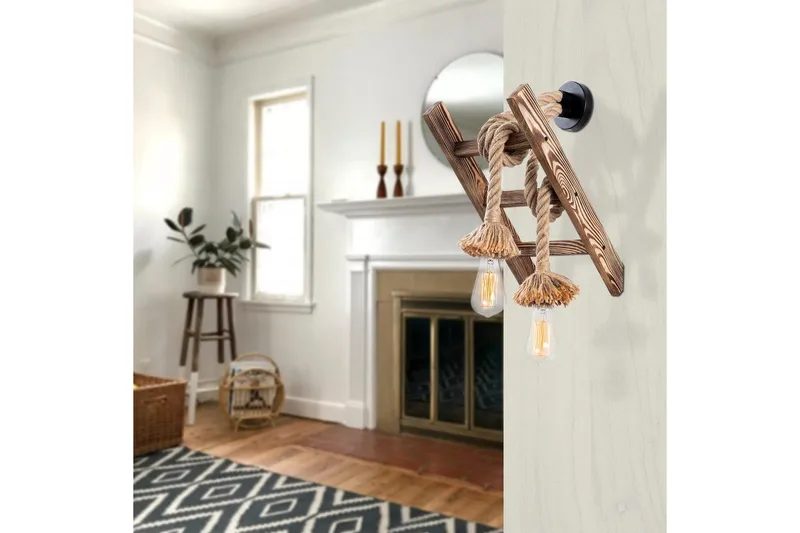Vägglampa Niraa Trä - Natur - Belysning - Inomhusbelysning & lampor - Sänglampa - Sänglampa vägg