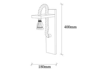 Vägglampa Nirae Trä - Natur - Belysning - Inomhusbelysning & lampor - Sänglampa - Sänglampa vägg