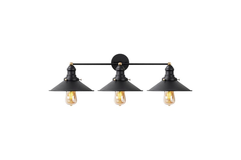 Vägglampa Nolen Svart / Antik - Svart/Antracit - Belysning - Inomhusbelysning & lampor - Sänglampa - Sänglampa vägg