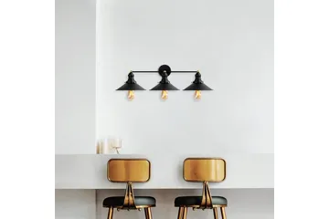 Vägglampa Nolen Svart / Antik - Svart/Antracit - Belysning - Inomhusbelysning & lampor - Sänglampa - Sänglampa vägg