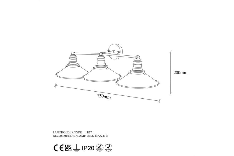 Vägglampa Nolen Svart / Antik - Svart/Antracit - Belysning - Inomhusbelysning & lampor - Sänglampa - Sänglampa vägg