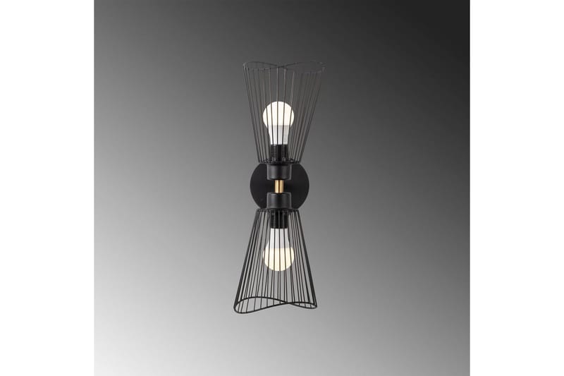 Vägglampa Novin Svart - Svart - Belysning - Inomhusbelysning & lampor - Sänglampa - Sänglampa vägg