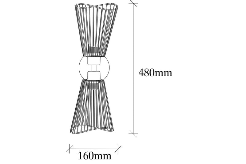 Vägglampa Novin Svart - Svart - Belysning - Inomhusbelysning & lampor - Sänglampa - Sänglampa vägg