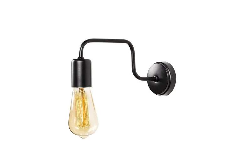 Vägglampa Nymera Svart - Svart - Belysning - Inomhusbelysning & lampor - Sänglampa - Sänglampa vägg