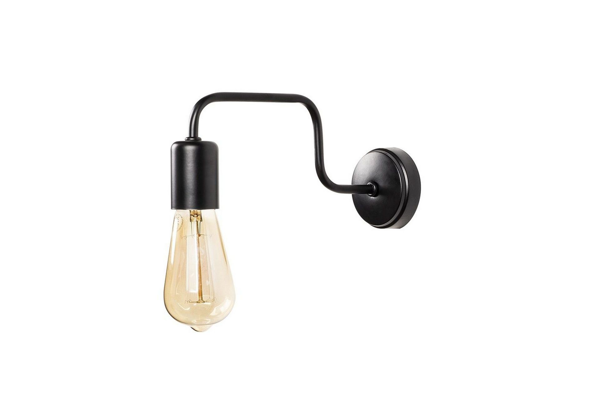 Vägglampa Nymera Svart - Svart