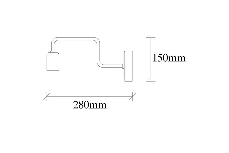 Vägglampa Nymera Svart - Svart - Belysning - Inomhusbelysning & lampor - Sänglampa - Sänglampa vägg