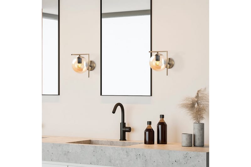 Vägglampa Olan Antik Transparent - Transparent - Belysning - Inomhusbelysning & lampor - Sänglampa - Sänglampa vägg