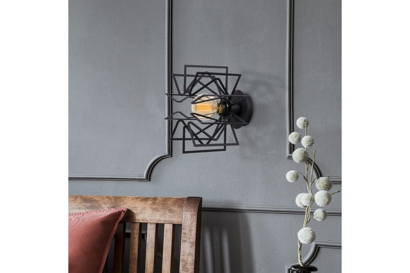 Vägglampa Quira Svart - Svart - Belysning - Inomhusbelysning & lampor - Sänglampa - Sänglampa vägg