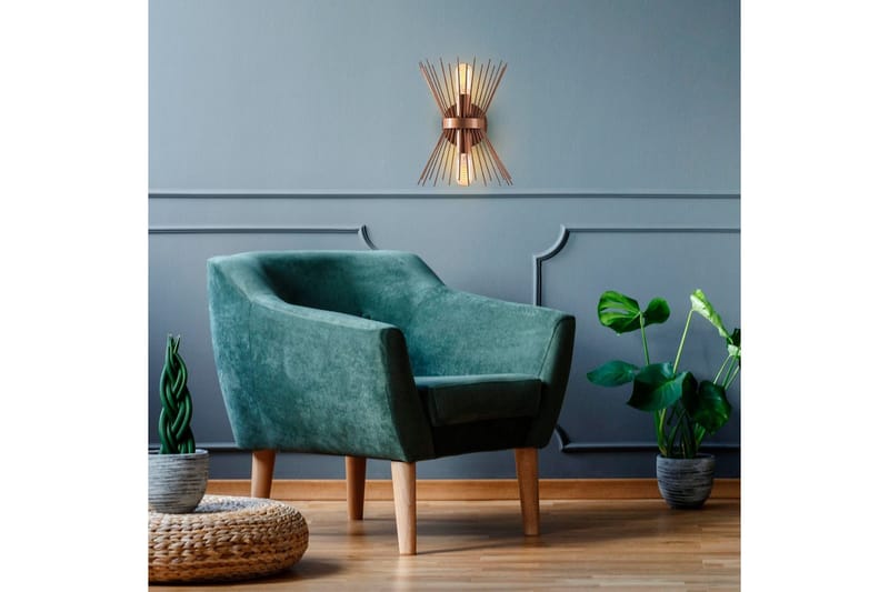 Vägglampa Rate 10 Koppar - Koppar - Belysning - Inomhusbelysning & lampor - Sänglampa - Sänglampa vägg