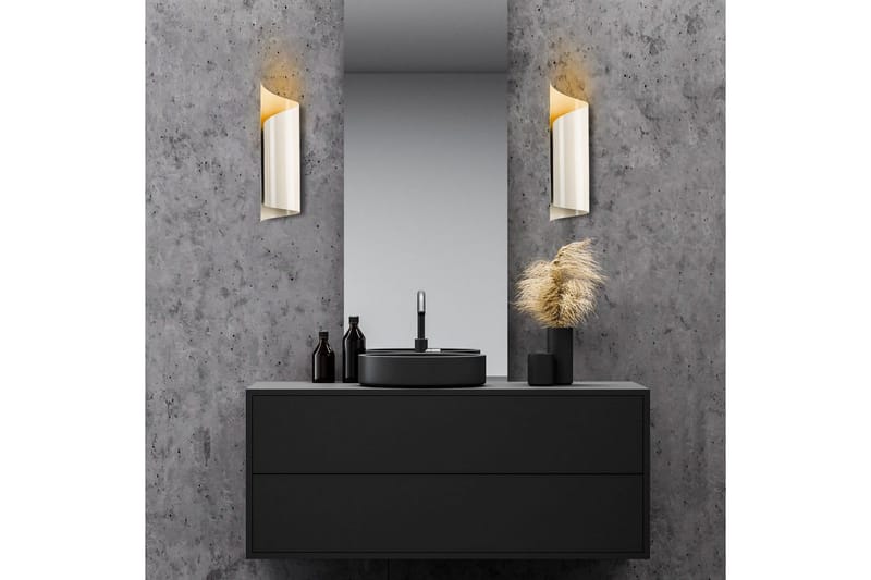 Vägglampa Rate 12 Kräm - Cremevit - Belysning - Inomhusbelysning & lampor - Sänglampa - Sänglampa vägg