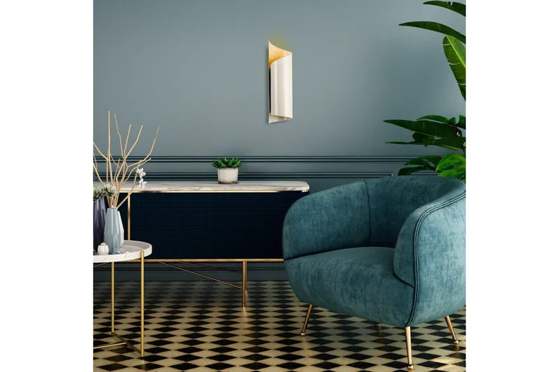 Vägglampa Rate 12 Kräm - Cremevit - Belysning - Inomhusbelysning & lampor - Sänglampa - Sänglampa vägg