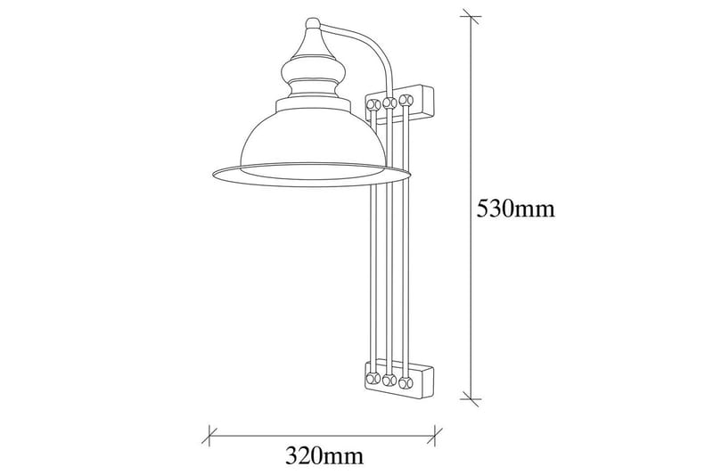 Vägglampa Rathour Antik - Antik - Belysning - Inomhusbelysning & lampor - Sänglampa - Sänglampa vägg