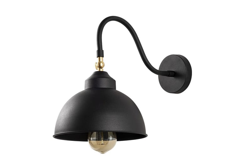 Vägglampa Rathour Svart - Svart - Belysning - Inomhusbelysning & lampor - Sänglampa - Sänglampa vägg