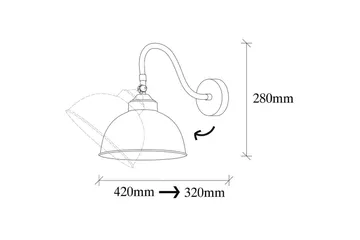 Vägglampa Rathour Svart - Svart - Belysning - Inomhusbelysning & lampor - Sänglampa - Sänglampa vägg