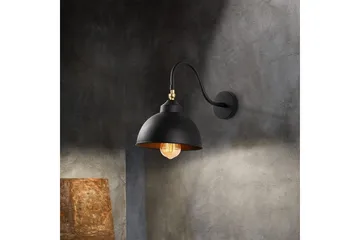 Vägglampa Rathour Svart - Svart - Belysning - Inomhusbelysning & lampor - Sänglampa - Sänglampa vägg