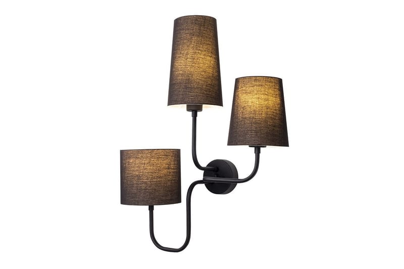 Vägglampa Rihan svart - Svart - Belysning - Inomhusbelysning & lampor - Sänglampa - Sänglampa vägg