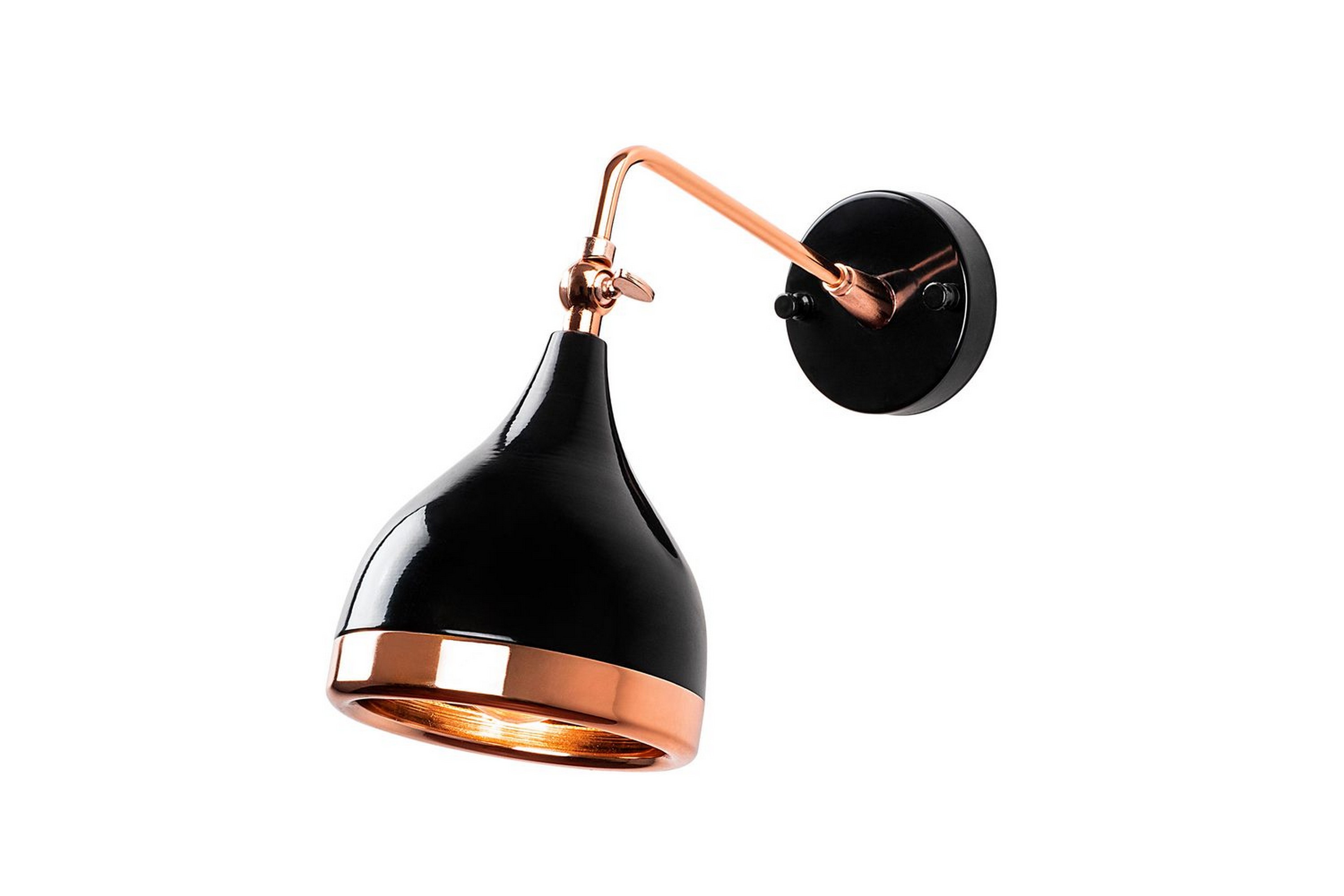 Vägglampa Soodz Svart / Koppar - Svart / Koppar