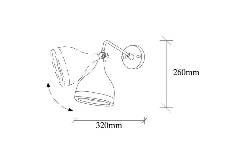 Vägglampa Soodz Svart / Koppar - Svart / Koppar - Belysning - Inomhusbelysning & lampor - Sänglampa - Sänglampa vägg