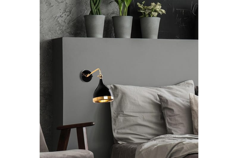 Vägglampa Soodz Svart / Rany - Svart / Rany - Belysning - Inomhusbelysning & lampor - Sänglampa - Sänglampa vägg
