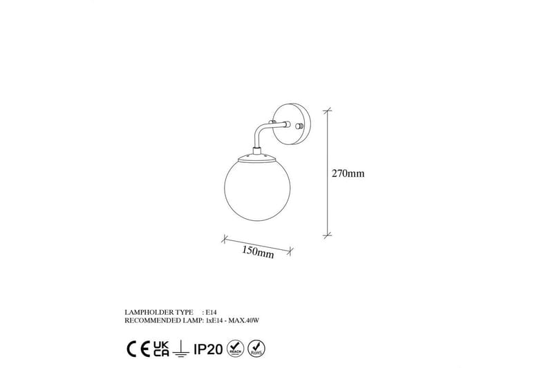 Vägglampa Soona Rany Transparent - Rany Transparent - Belysning - Inomhusbelysning & lampor - Sänglampa - Sänglampa vägg