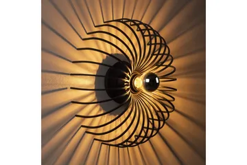 Vägglampa Subbersta Svart - Diameter: 12 cm - Belysning - Inomhusbelysning & lampor - Sänglampa - Sänglampa vägg
