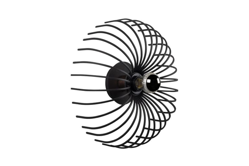 Vägglampa Subbersta Svart - Diameter: 12 cm - Belysning - Inomhusbelysning & lampor - Sänglampa - Sänglampa vägg