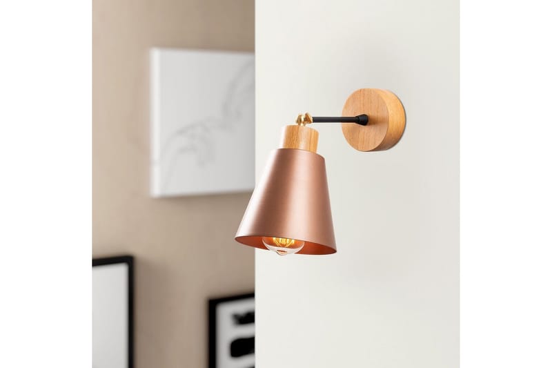 Vägglampa Sudalwani Koppar - Koppar - Belysning - Inomhusbelysning & lampor - Sänglampa - Sänglampa vägg