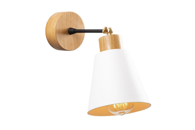 Vägglampa Sudalwani Vit - Vit - Belysning - Inomhusbelysning & lampor - Sänglampa - Sänglampa vägg