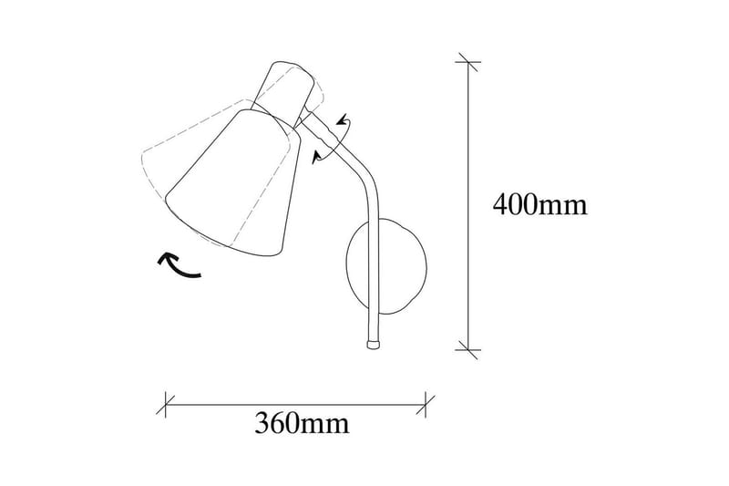 Vägglampa Sugana Berriaren Vintage - Koppar - Belysning - Inomhusbelysning & lampor - Sänglampa - Sänglampa vägg