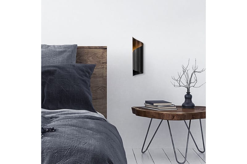 Vägglampa Sugana Fira Svart - Svart - Belysning - Inomhusbelysning & lampor - Sänglampa - Sänglampa vägg