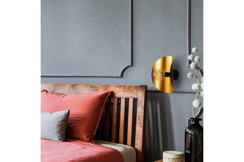 Vägglampa Sugana Giada Svart / Rany - Guld/Svart - Belysning - Inomhusbelysning & lampor - Sänglampa - Sänglampa vägg